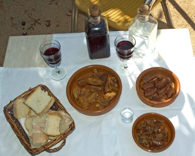 comida y bebida listas